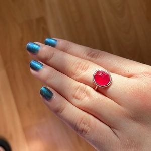 Monica Vinader sterling silver siren stacking ring